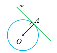 касательная к окружности и точка касания