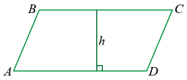Высота и основание параллелограмма ABCD